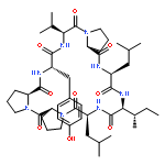 Cyclo(L-isoleucyl-L-leucyl-L-prolyl-L-prolyl-L-tyrosyl-L-valyl-L-prolyl-L-leucyl)