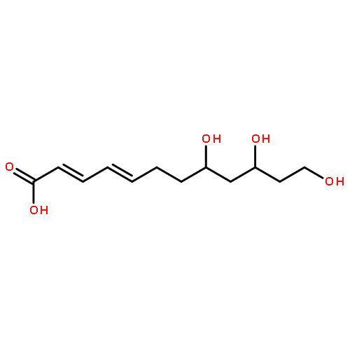 2,4-Dodecadienoic acid,8,10,12-trihydroxy-