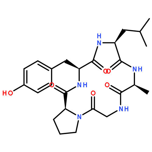 Cyclo(L-alanylglycyl-L-prolyl-L-tyrosyl-L-leucyl)