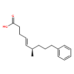 4-Nonenoic acid, 6-methyl-9-phenyl-, (4E,6R)-