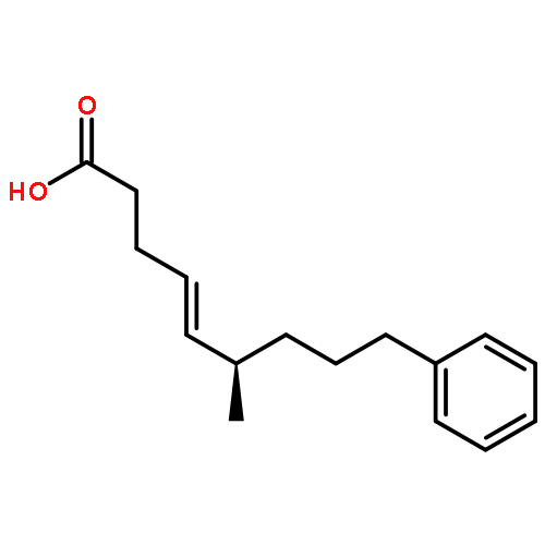 4-Nonenoic acid, 6-methyl-9-phenyl-, (4E,6R)-