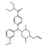 Benzamide,4-[(R)-[(2S,5R)-2,5-dimethyl-4-(2-propen-1-yl)-1-piperazinyl](3-methoxyphenyl)methyl]-N,N-diethyl-