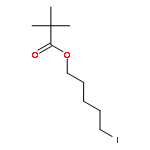 Propanoic acid, 2,2-dimethyl-, 5-iodopentyl ester