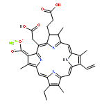 Magnesate(3-),[(7S,8S)-3-carboxy-5-(carboxymethyl)-13-ethenyl-18-ethyl-7,8-dihydro-2,8,12,17-tetramethyl-21H,23H-porphine-7-propanoato(5-)-kN21,kN22,kN23,kN24]-, hydrogen (1:3), (SP-4-2)-