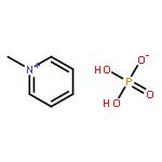 Pyridinium, 1-methyl-, phosphate (1:1)