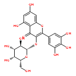 4H-1-Benzopyran-4-one,3-(b-D-galactopyranosyloxy)-5,7-dihydroxy-2-(3,4,5-trihydroxyphenyl)-