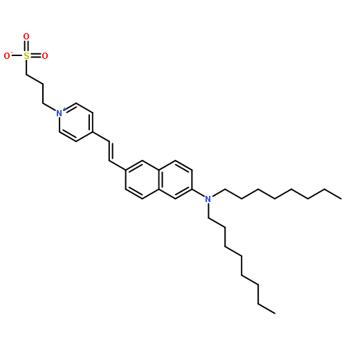 Pyridinium,4-[2-[6-(dioctylamino)-2-naphthalenyl]ethenyl]-1-(3-sulfopropyl)-, inner salt