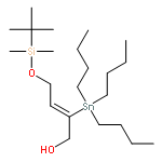 2-Buten-1-ol, 4-[[(1,1-dimethylethyl)dimethylsilyl]oxy]-2-(tributylstannyl)-,(2E)-