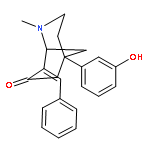 2-Azabicyclo[3.3.1]nonan-7-one,5-(3-hydroxyphenyl)-2-methyl-8-(phenylmethylene)-, (1R,5R,8E)-