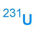 Uranium, isotope ofmass 231