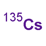 Cesium, isotope of mass135