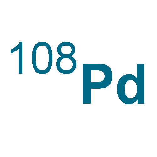 Palladium, isotope ofmass 108