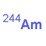 Americium, isotope ofmass 244