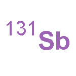 Antimony, isotope ofmass 131