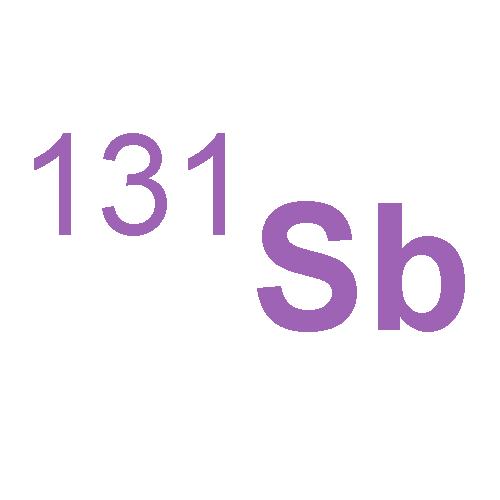 Antimony, isotope ofmass 131