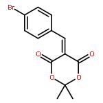 1,3-Dioxane-4,6-dione, 5-[(4-bromophenyl)methylene]-2,2-dimethyl-