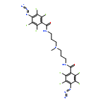 Benzamide,N,N'-[(methylimino)di-3,1-propanediyl]bis[4-azido-2,3,5,6-tetrafluoro-