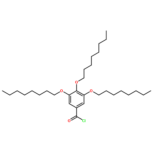 Benzoyl chloride, 3,4,5-tris(octyloxy)-