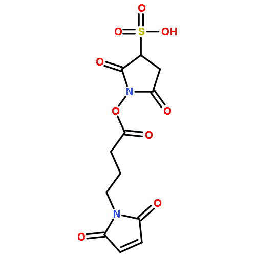 3-Pyrrolidinesulfonic acid,1-[4-(2,5-dihydro-2,5-dioxo-1H-pyrrol-1-yl)-1-oxobutoxy]-2,5-dioxo-