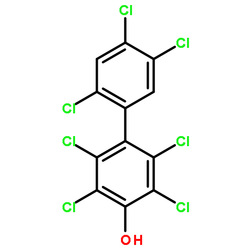 [1,1'-Biphenyl]-4-ol,2,2',3,4',5,5',6-heptachloro-