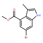 Methyl 6-bromo-3-methyl-1H-indole-4-carboxylate