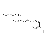 4-ethoxy-N-[(E)-(4-methoxyphenyl)methylidene]aniline