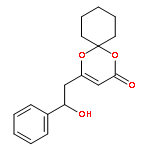 1,5-Dioxaspiro[5.5]undec-3-en-2-one, 4-[(2R)-2-hydroxy-2-phenylethyl]-