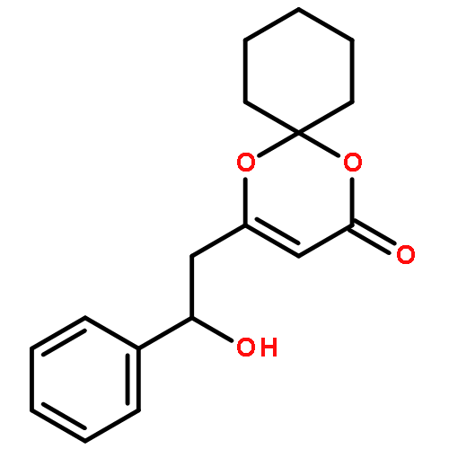 1,5-Dioxaspiro[5.5]undec-3-en-2-one, 4-[(2R)-2-hydroxy-2-phenylethyl]-