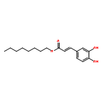 2-Propenoic acid, 3-(3,4-dihydroxyphenyl)-, octyl ester