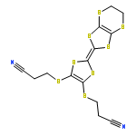 Propanenitrile,3,3'-[[2-(5,6-dihydro-1,3-dithiolo[4,5-b][1,4]dithiin-2-ylidene)-1,3-dithiole-4,5-diyl]bis(thio)]bis-