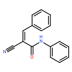 2-Propenamide,2-cyano-N,3-diphenyl-