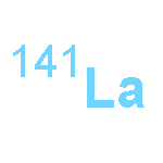 Lanthanum, isotope ofmass 141