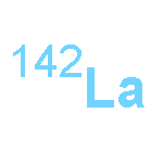 Lanthanum, isotope ofmass 142