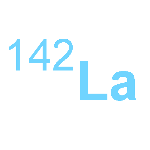 Lanthanum, isotope ofmass 142