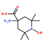 1-Piperidinyloxy,4-amino-4-carboxy-2,2,6,6-tetramethyl-