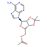 Adenosine,2',3'-O-(1-methylethylidene)-, 5'-acetate