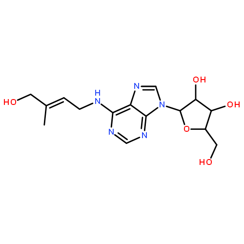 Adenosine, N-[(2Z)-4-hydroxy-3-methyl-2-butenyl]-