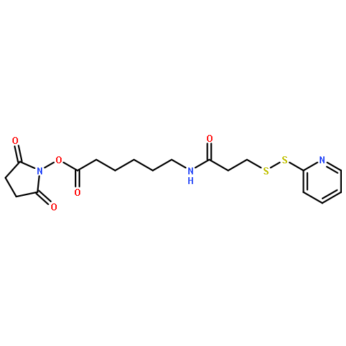 Hexanoic acid,6-[[1-oxo-3-(2-pyridinyldithio)propyl]amino]-, 2,5-dioxo-1-pyrrolidinyl ester