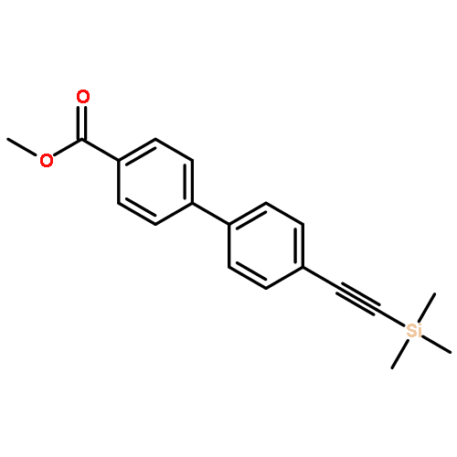 [1,1'-Biphenyl]-4-carboxylic acid, 4'-[(trimethylsilyl)ethynyl]-, methyl ester