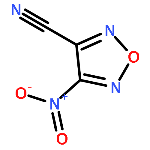 1,2,5-Oxadiazole-3-carbonitrile, 4-nitro-