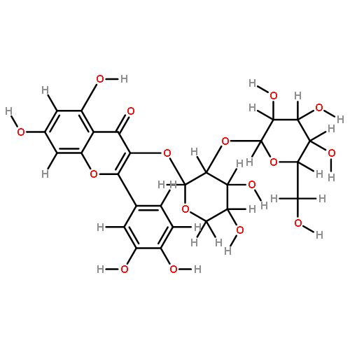 quercetin-3-O-beta-D-glucopyranosyl-(12)-beta-D-xylopyranoside