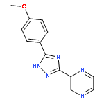 Pyrazine, [5-(4-methoxyphenyl)-1H-1,2,4-triazol-3-yl]-