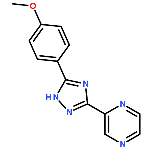 Pyrazine, [5-(4-methoxyphenyl)-1H-1,2,4-triazol-3-yl]-