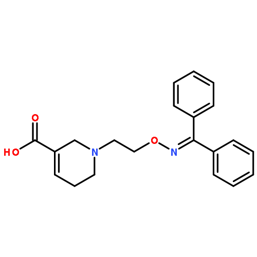 3-Pyridinecarboxylicacid, 1-[2-[[(diphenylmethylene)amino]oxy]ethyl]-1,2,5,6-tetrahydro-