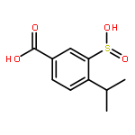 Benzoic acid, 4-(1-methylethyl)-3-sulfino-