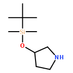 Pyrrolidine, 3-[[(1,1-dimethylethyl)dimethylsilyl]oxy]-, (3R)-