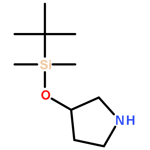 Pyrrolidine, 3-[[(1,1-dimethylethyl)dimethylsilyl]oxy]-, (3R)-