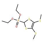 Phosphonic acid, [4,5-bis(methylthio)-1,3-dithiol-2-yl]-, diethyl ester