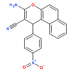 1H-Naphtho[2,1-b]pyran-2-carbonitrile, 3-amino-1-(4-nitrophenyl)-