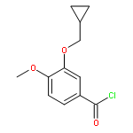 Benzoyl chloride, 3-(cyclopropylmethoxy)-4-methoxy-